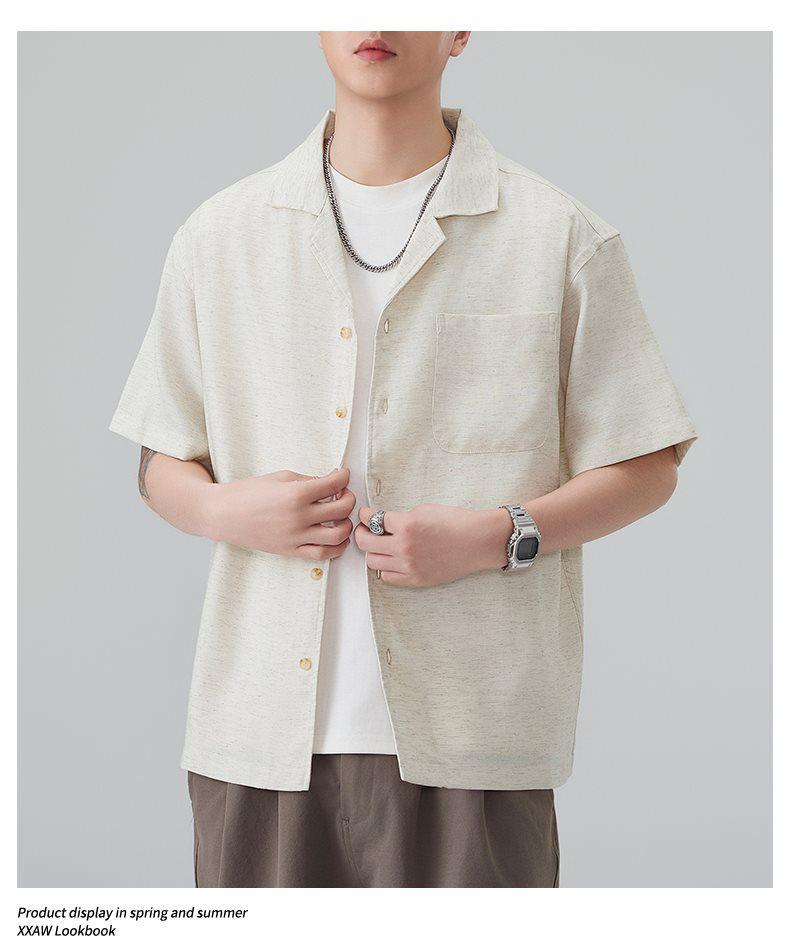 Summer Japanese Style Versatile Short Sleeve Polo Shirt - Trendy Men's 2026 Collection