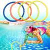 4Pcs Underwater Swimming Rings Underwater Sport Rings Throwing Dive Water Toy for Kid Children Swimming Diving