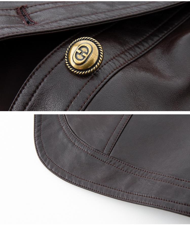 Women's Short Sheepskin Leather Motorcycle Vest - Autumn/Winter Korean Style Outerwear