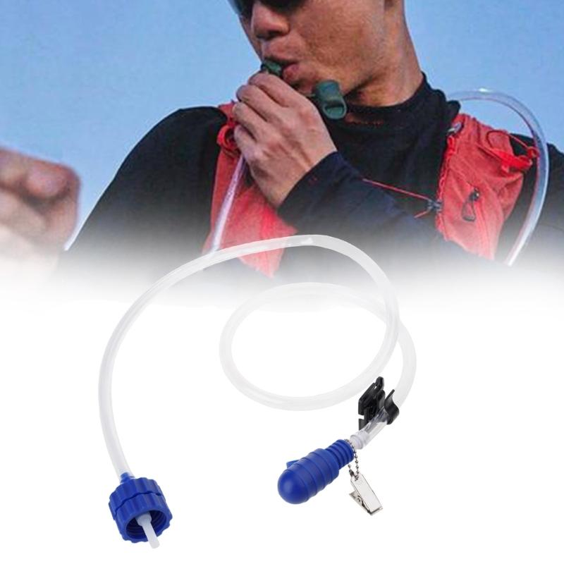 Water Bottle Drinking Tube with Double Adapter Hydrations Drinking Tube Water Bottle Tube for Camping, Cycling, Hiking
