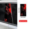 2pcs Skull Grim Reaper Car Sticker Car Center Pillar Sticker Modified Car Door Pillar Shape Waterproof Vinyl Sticker