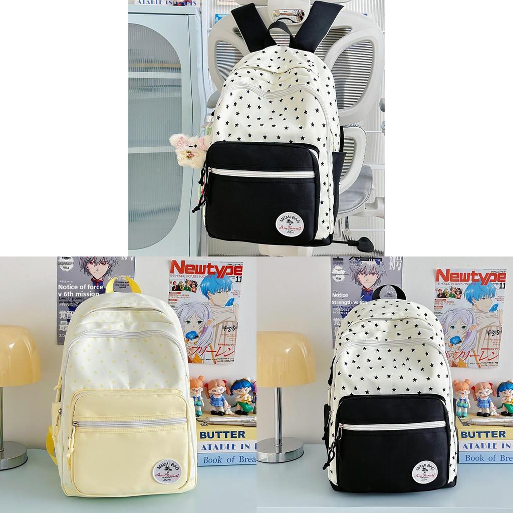 Geometric Pattern Nylon Backpack For School And Travel With Design For Teens And Adults