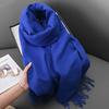 Winter women's red imitation cashmere scarf high sense 2025 will scarf soft temperament versatile warm shawl men