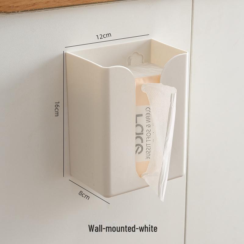 Sleek Wall-Mounted Punch-Free Tissue Box