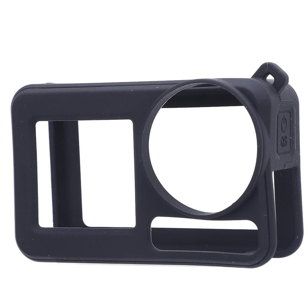 Silicone Case for Action 5 Pro Washable Soft Anti Collision Sports Camera Silicone Cover with Lens   Lanyard