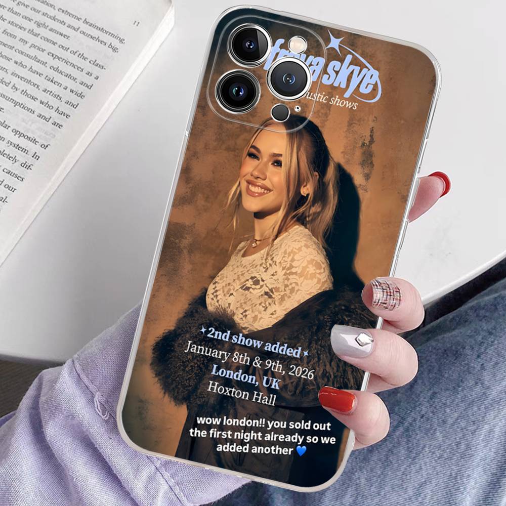 Sänger F-Freya Skye Passend für IPhone 16 15 Promax Handyhülle IPhone 14 11 12 High End 13 Pro Silikon