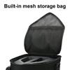 Carrying Case Rolling Speaker Bag for Wireless Speaker Foldable Storage Bag Multi Pocket Protective Case with Wheel