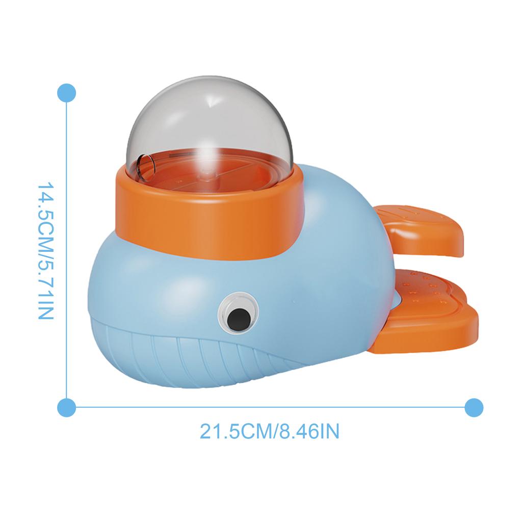 Cat Treat Dispenser Toy Whale-Shaped Dog Food Puzzle Slow Feeder Interactive Cat Puzzle Toy for Indoor Cats & Small Dogs