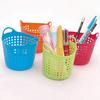 Portable Mini Plastic Basket Stationery Cosmetic Storage Basket Desk Storage Basket Jewelry Organizer Kitcken Storage Baskets