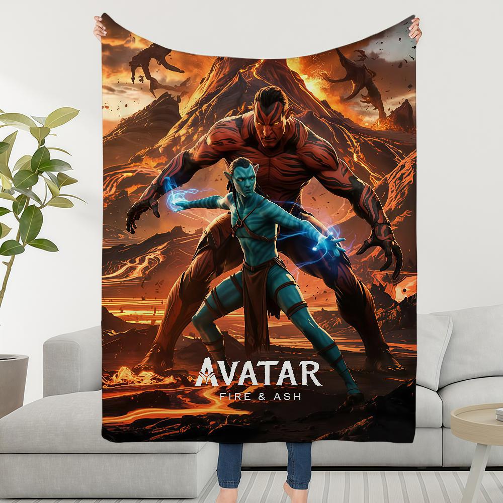A-AvatarS-ES Fire And Ash 2025 Blanket Throw Super Cosy Plush Living Room Sofa Couch Childish Birthday Gifts