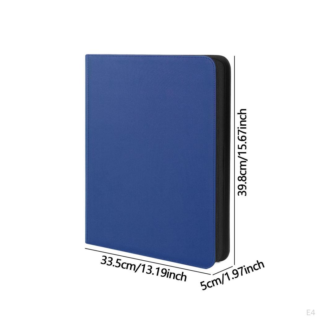 Trading Card Binder Album 9 Pocket Carry Case 252 Cards Protection Cover Collection for