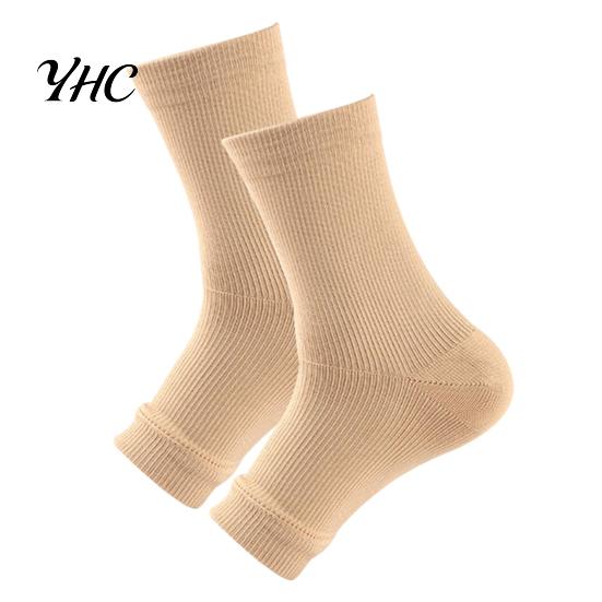 Unisex Anti-fatigue Socks Sports Compression Foot Nylon Ankle Sleeve Support Brace L/XL