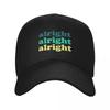 Alright, Alright, Alright Texas Bull Texas Pride State USA Baseball Cap Tea Hat New In The Hat Women Men's