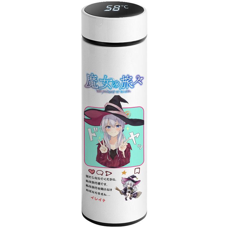 Elaina Smart Thermos Cup Witch Trip Fran Surrounding Water Cup Two-dimensional Anime Personality Display Temperature