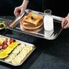 Guroo 304 Stainless Steel Rectangular Multipurpose Tray (5-Pack)