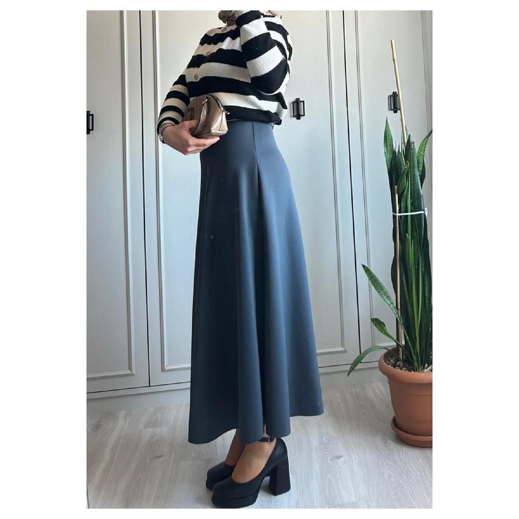 Fusta evazată Sukuba Puff Hijab