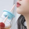 Tea Strainer 2 In 1 Silicone Drinking Straw Tea Steeper Mate Tea Filter Removable Portable Washable Reusable Coffee Tea Tool