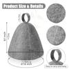 Anti Heat Sauna Hat Felt Sauna Hat Protecting Hair Shower Cap Hair Turban Quickly Drying Bathroom Parts