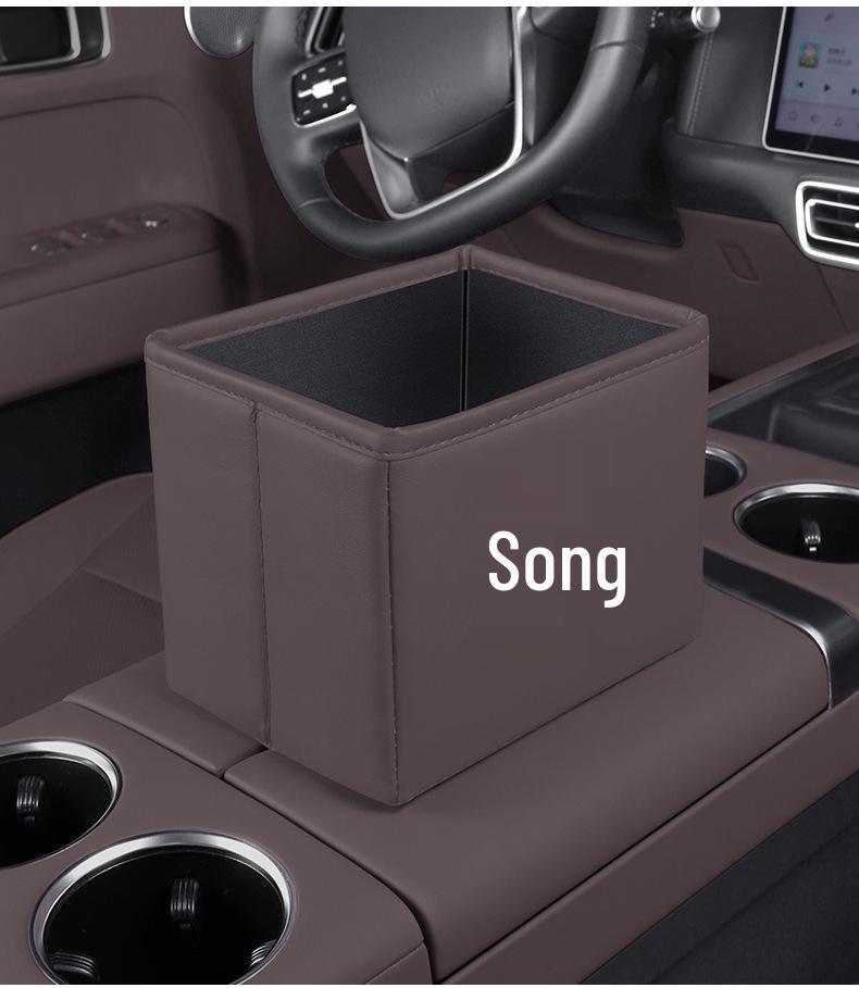 Multifunctional Car Storage & Folding Trash Bin for BYD Song PLUS/L/PRO/EV