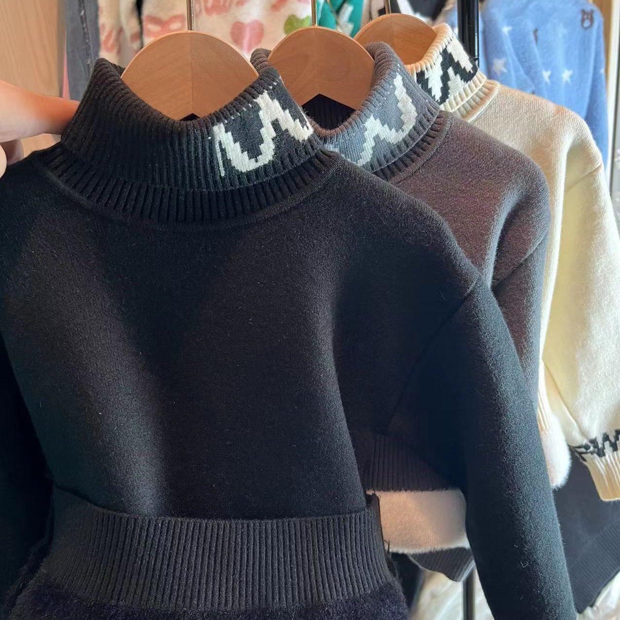 

Мужской свитер с высоким воротником, Толстый вельвет, Зимний базовый, Однотонный, Корейский стиль, Средние и большие размеры 150