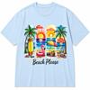 Beach Please Graphic Tee – Tropical Summer Vacation Shirt for Men & Women