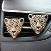 Car Air Purifier Interior Decoration Aromatic Diffuser Vent Clip Diamond Leopard Solid Perfume Flashing CarAccessoriesCarPendant