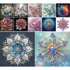 4pcs Flower 5D DIY Special Shape Crystal Partial Diamond Painting Kit Home Decor