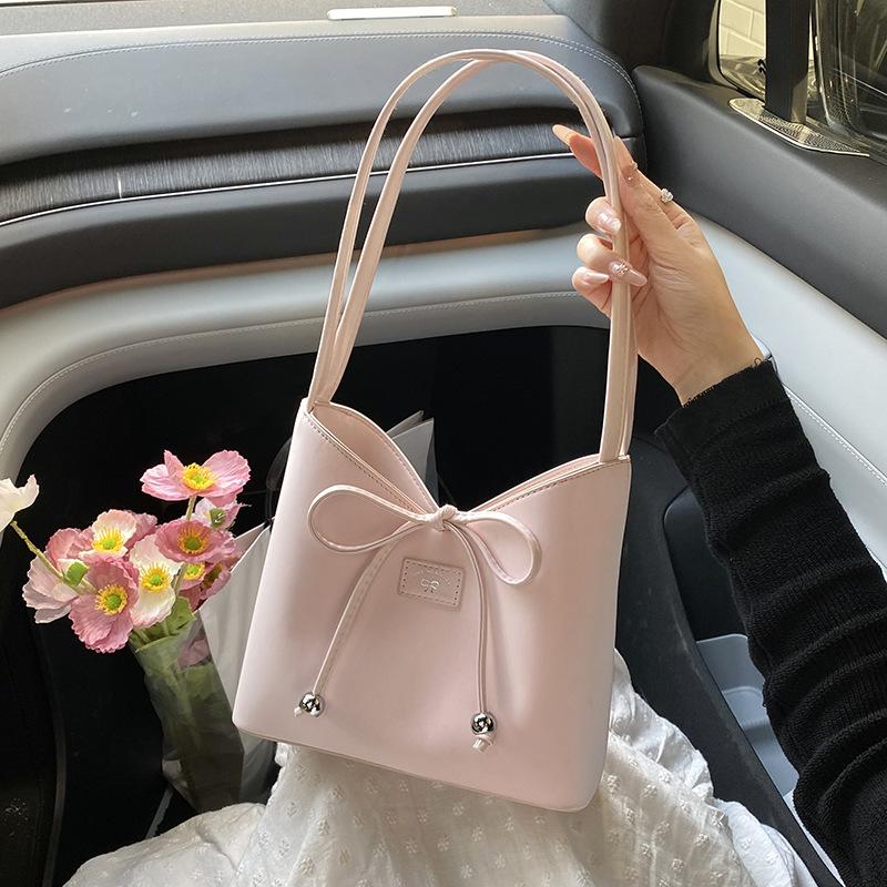 2025 new trendy summer shoulder bag women's bag simple bag fashion casual bag messenger bag bucket bag