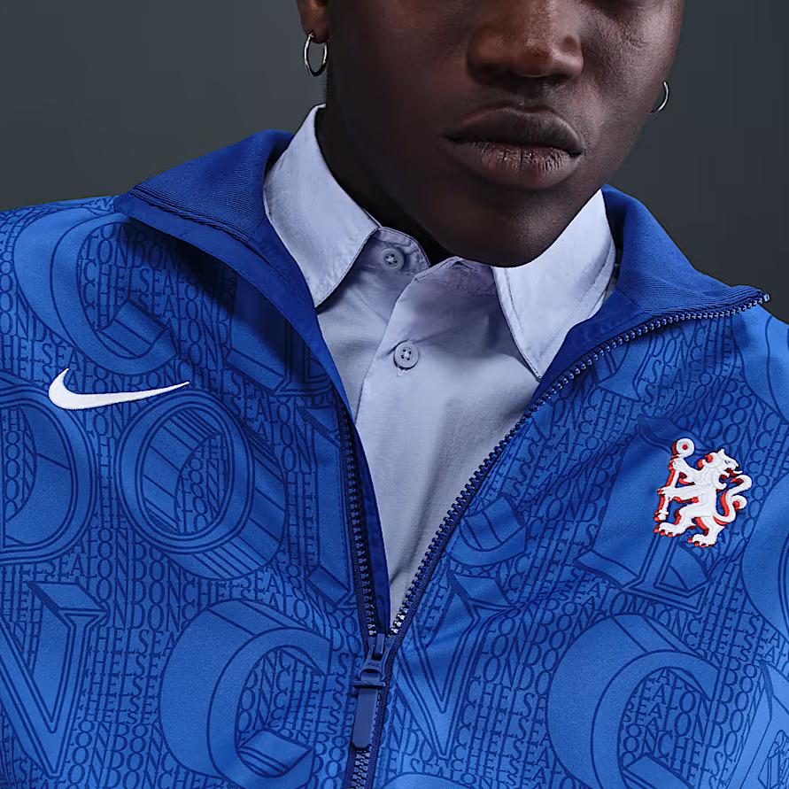 Nike Chelsea Fcdri-Fit Anthem Comfortable Fashionable Simple Versatile Stand Collar Jacket Men Jacket HJ6389-495