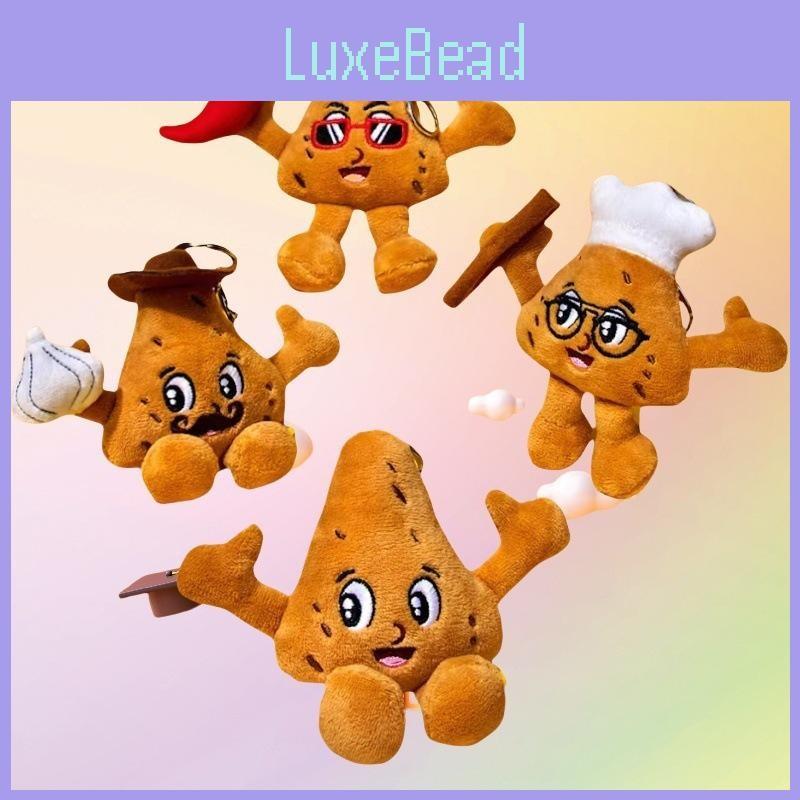 Plushies Short Cava Pile Plush Keychain Doll With Design For Gift And Collection