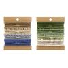 Bohemian 24-Piece Hair Ties Set - High Elastic Elegant Ponytail Accessories & Bracelets
