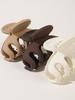 4 Pcs Medium Natural Color Octopus Hair Claw Clips Strong Grip Non-Slip Jaw Clips For Women Girls Thin Thick Curly Hair