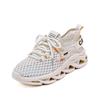 Flying Woven Shoes Women's Spring and Summer Non-slip Sports Shoes Women's Casual Soft-soled Mesh Thin Shoes Mother Walking Single Shoes DY901