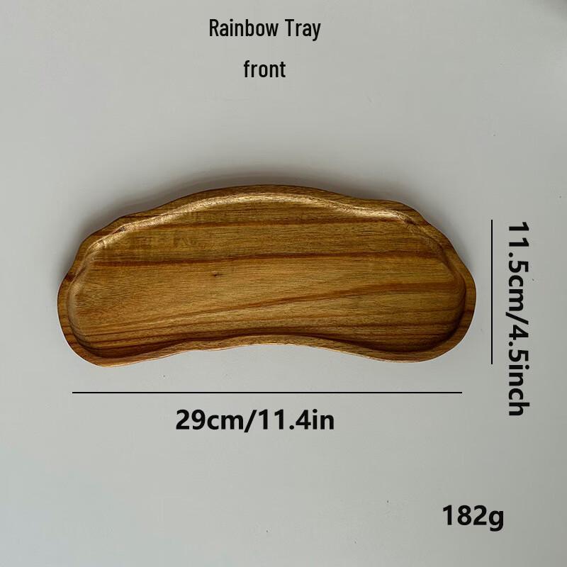 

WY Acacia Wood Serving Tray Rainbow