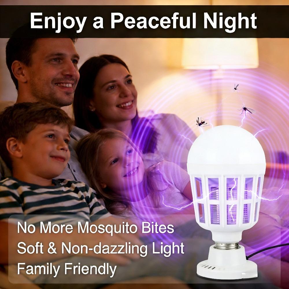 5/3/1PCS Electric Mosquito Lamp Mosquito Lure Lighting Indoor and Outdoor Universal E27 Screw Multi Functional Light Bulb