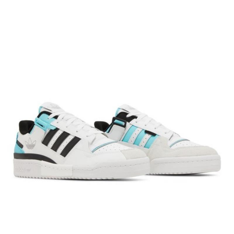 adidas Forum Exhibit Low White Pulse Aqua GZ5390 EU 47 чёрный/белый