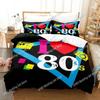 TV series I Love The 80s Logo Bedding Set Single Twin Double Queen King Cal King Size Bed Linen Set
