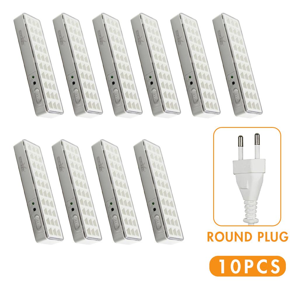 Wholesale 30LED Emergency Light Dimmable Firefighting Lamp Wall-mounted Evacuation Lights Portable Rechargeable Camping Light