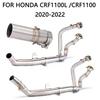 Exhaust Tail Pipe for 2020-2022 HONDA CRF1100L/CRF1100 Motorcycles