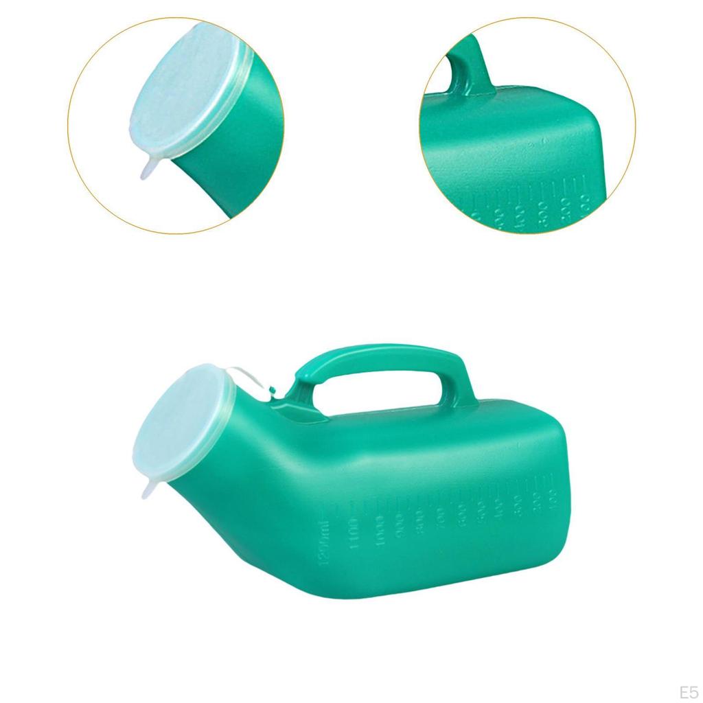 Male Urinal Bottle with Lid, Men Potty Collection Pot, Pee for Children