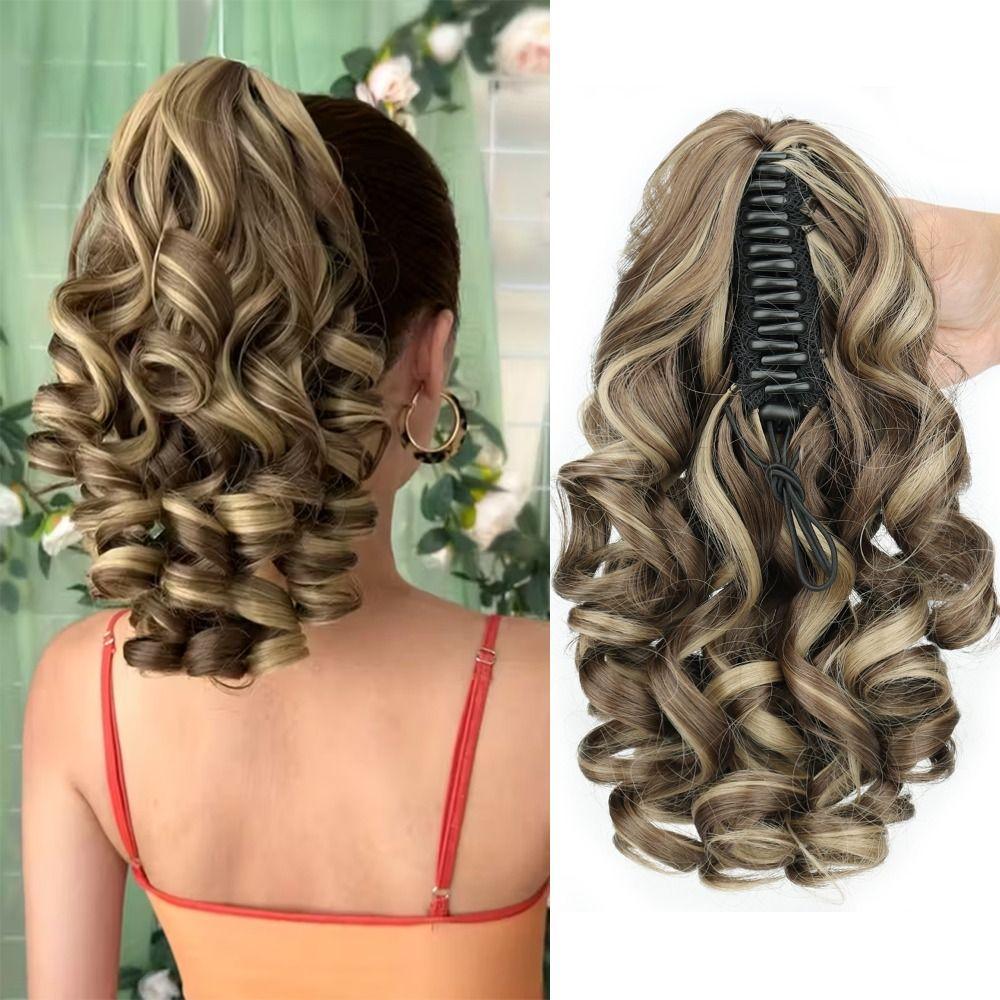 Claw Clip Hair Ponytail Extension Natural Claw Clip Ponytail Extension  Thin Hair Volume