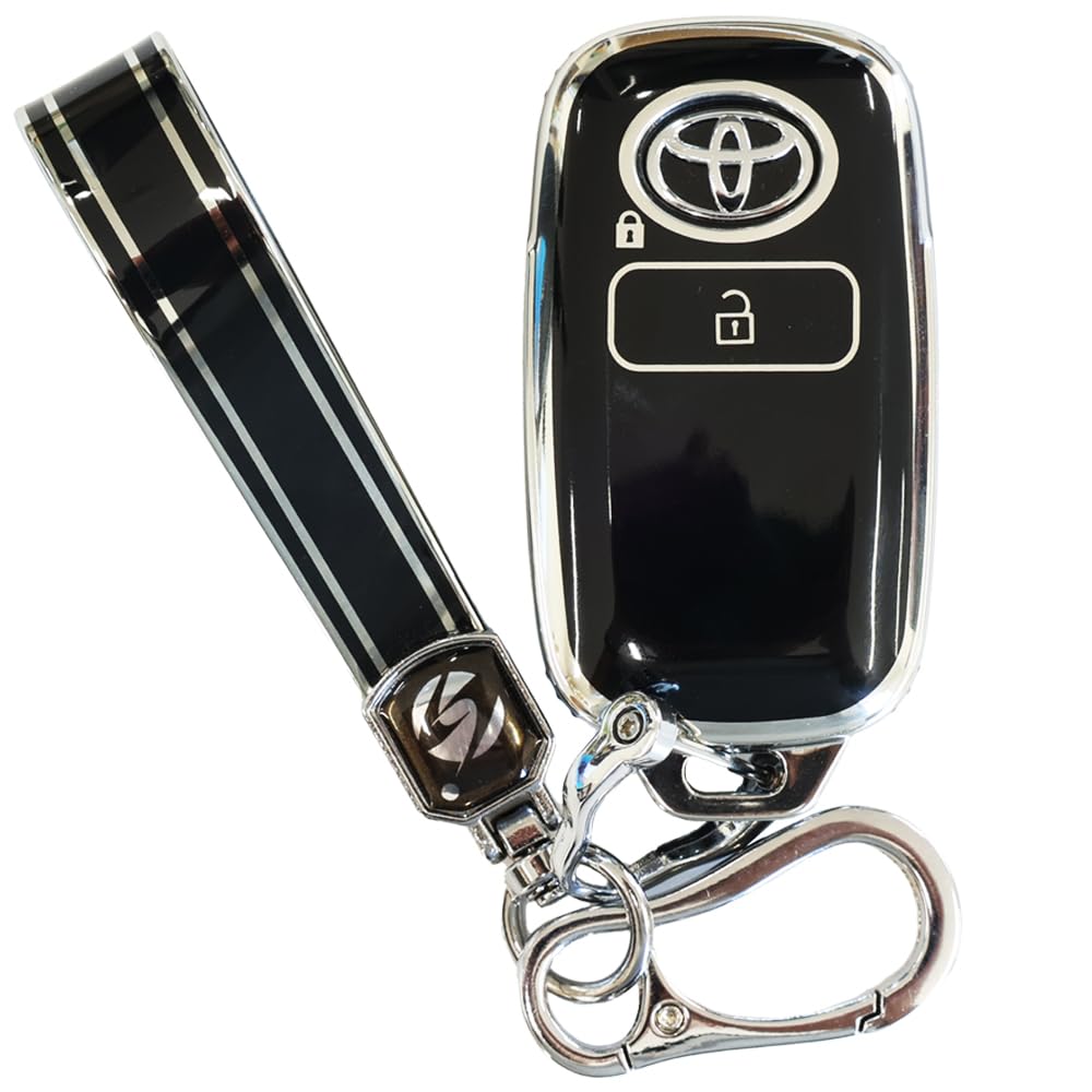 

[DSIC] Key Case Rise Daihatsu Rocky Tuft Hijet Smart Key 4.5 x 1.5 x 8.5cm чёрный