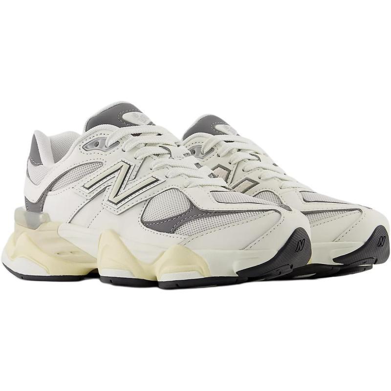 New Balance NB 9060 Abrasion Resistant Low Top Kids Lifestyle Shoes White/Gray Teenagers Sneakers GC9060GA
