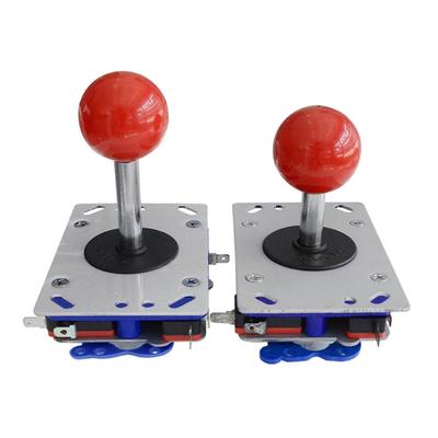 Universal Arcade Joystick 2 4 8 Way Switchable Red Ball Handle Gaming Accessory Simple To Operate For Wood Metal Panel