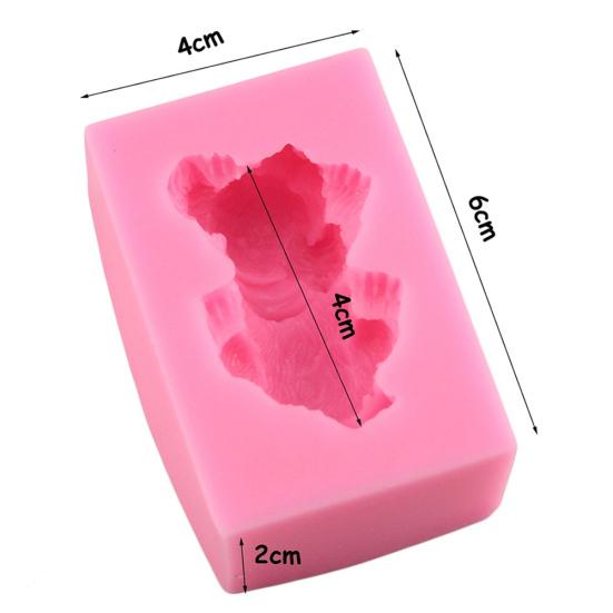 DIY Niedliche Hundeform Silikon Fondant Kuchenform Süßigkeiten Keks Küche Backwerkzeug