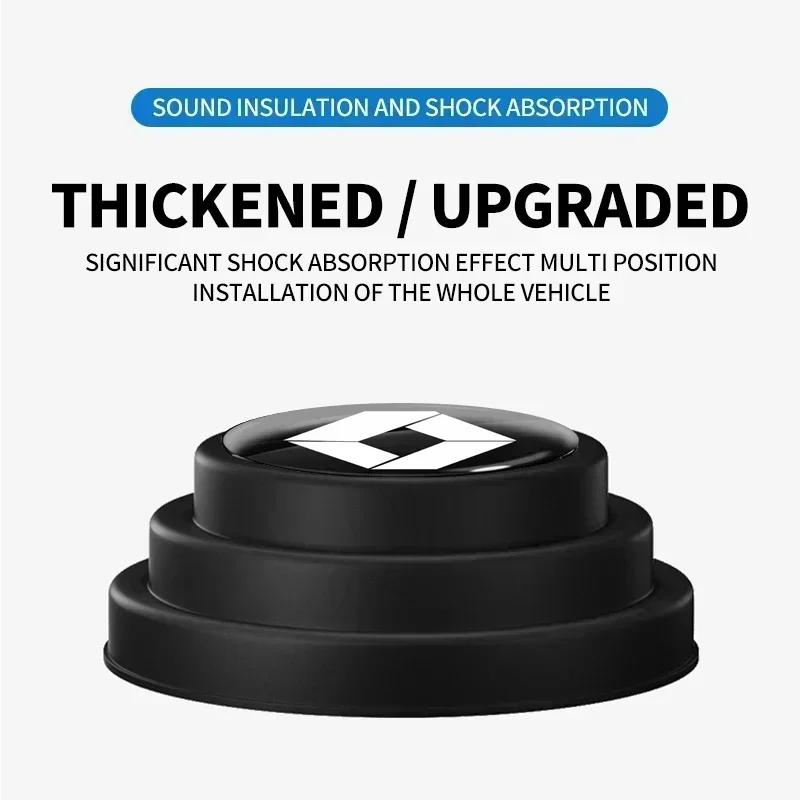 1/2/4pcs Car Door Anti-Collision Silicone Pads For Renault DACIA Scenic Loguna Twingo Symbol Fluence Espace Clio Accessories PP35