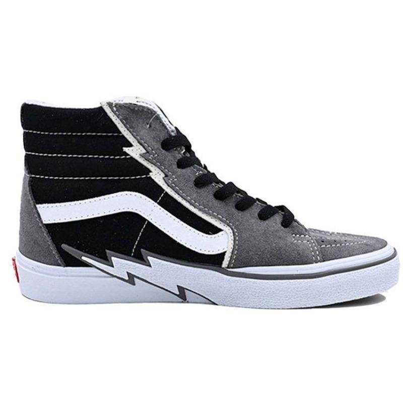 Vans SK8 Unisex High-top Skate Shoes Black and Grey VN0A5JIVPBQ