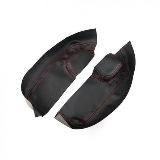 Front Interior Door Handle Armrest Panel Leather Cover For Dodge Caravan 4 2004