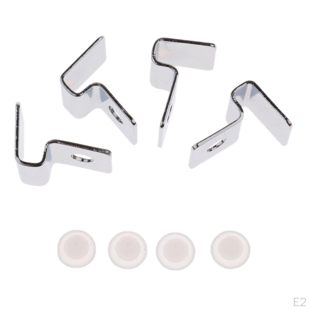 4 Aquarium Clips Glass