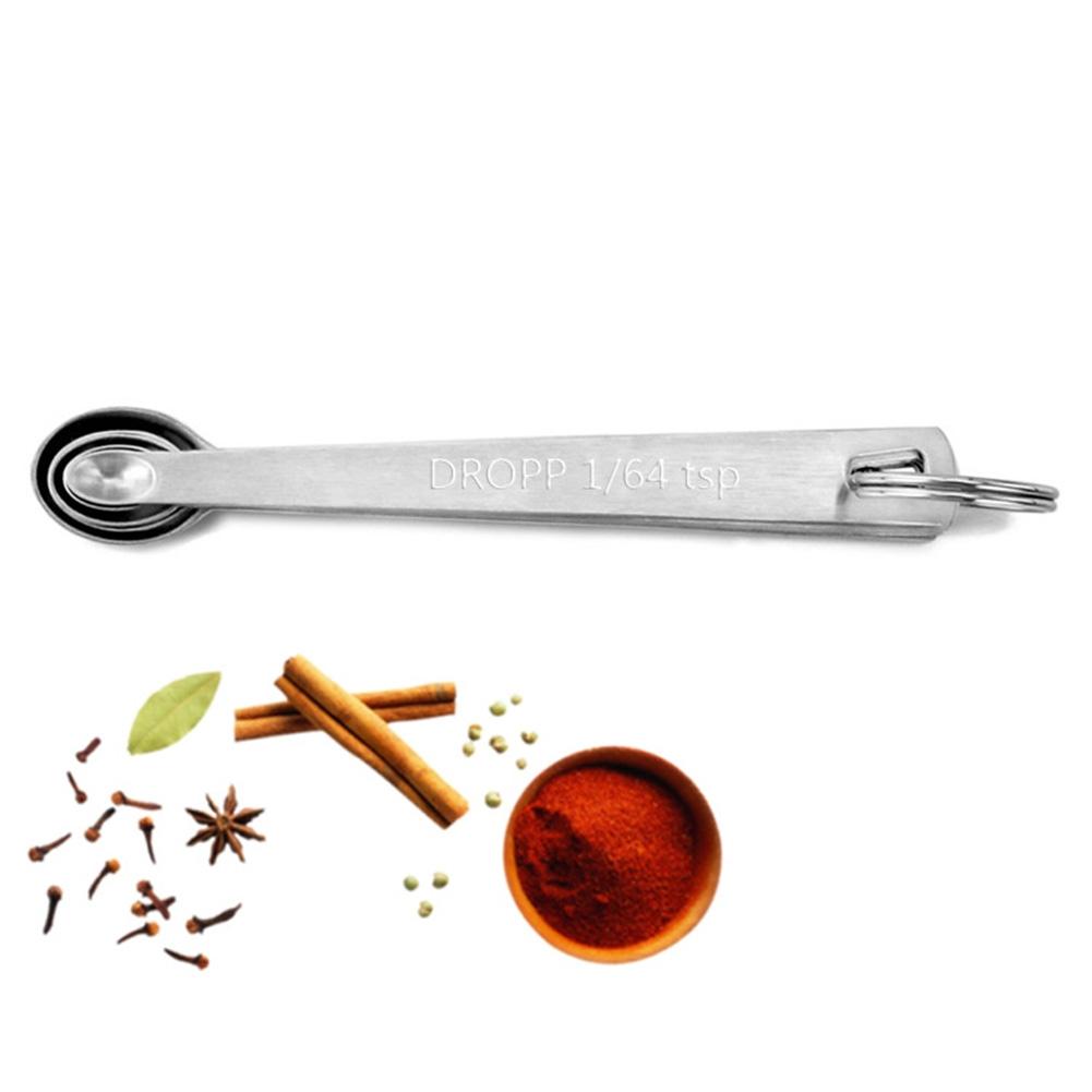 Kitchen Measuring Spoons Tool High quality 10.5cm 5PCS Stainless Steel